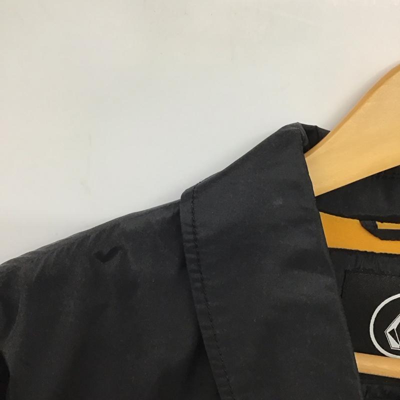 ボルコム VOLCOM ジャケット、上着 ジャンパー、ブルゾン ナイロンジャケット カジュアルジャケット アウター L ロゴ、文字 黒 / ブラック / black メンズ USED 古着 中古 10155649