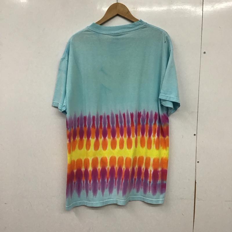 ヘインズ HANES Tシャツ 半袖 半袖カットソー プリントTシャツ クルーネックカットソー L プリント マルチカラー / マルチカラー / multicolor メンズ USED 古着 中古 10155655