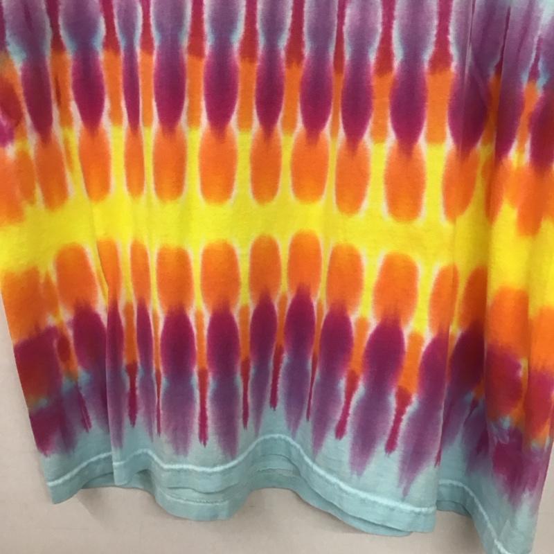 ヘインズ HANES Tシャツ 半袖 半袖カットソー プリントTシャツ クルーネックカットソー L プリント マルチカラー / マルチカラー / multicolor メンズ USED 古着 中古 10155655