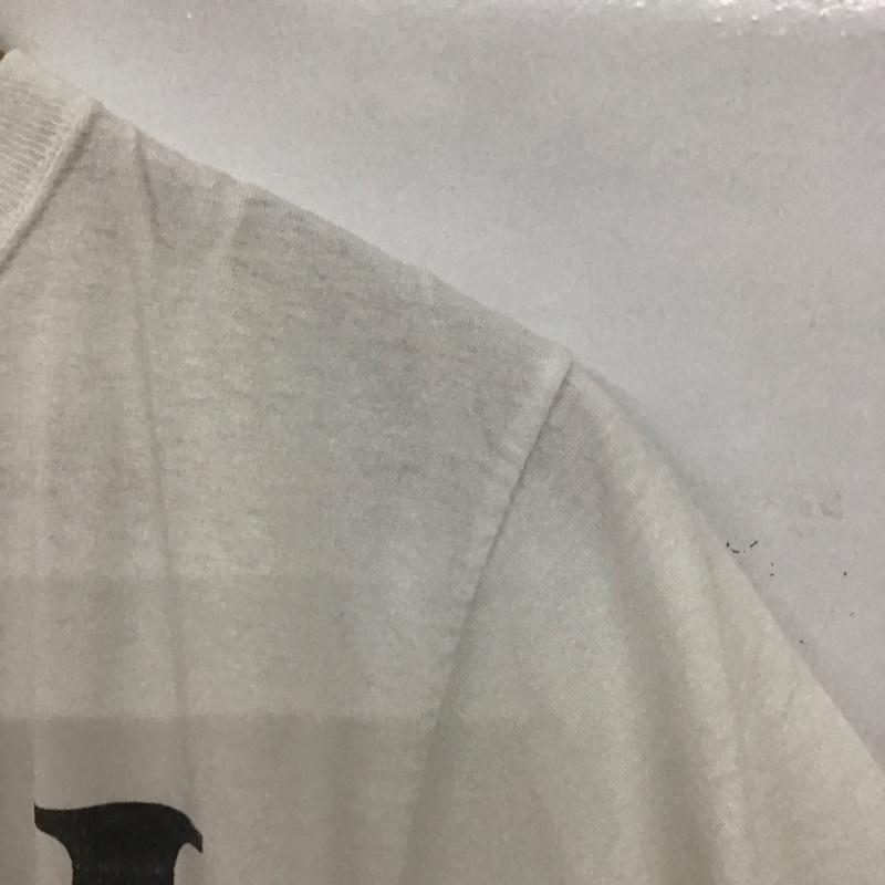 古着 USED Tシャツ 半袖 半袖カットソー プリントTシャツ クルーネックカットソー ロゴ、文字 アイボリー / アイボリー / メンズ USED 古着 中古 10155656
