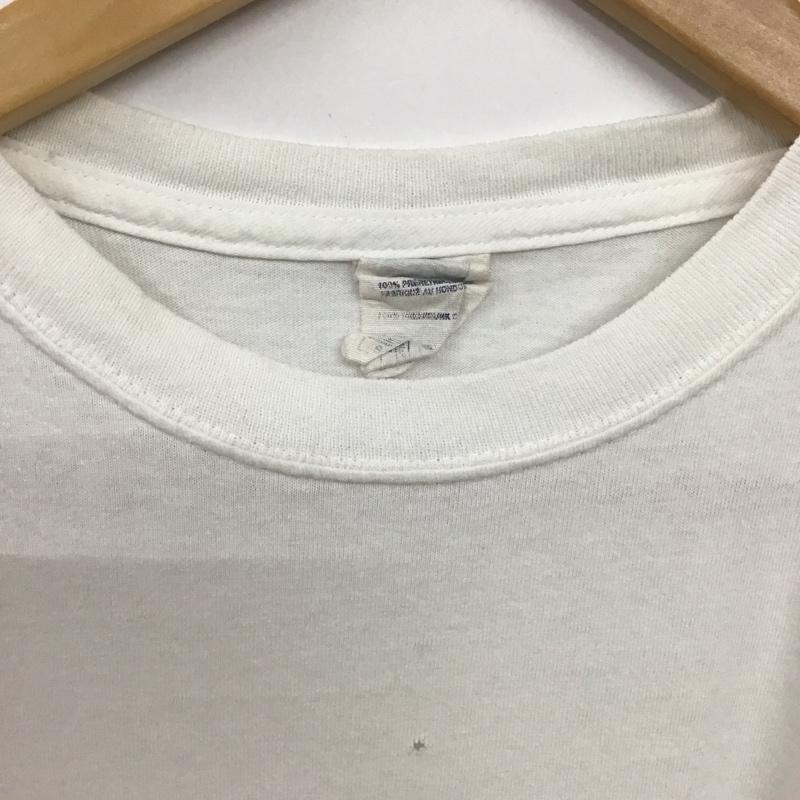古着 USED Tシャツ 半袖 半袖カットソー プリントTシャツ クルーネックカットソー ロゴ、文字 アイボリー / アイボリー / メンズ USED 古着 中古 10155656
