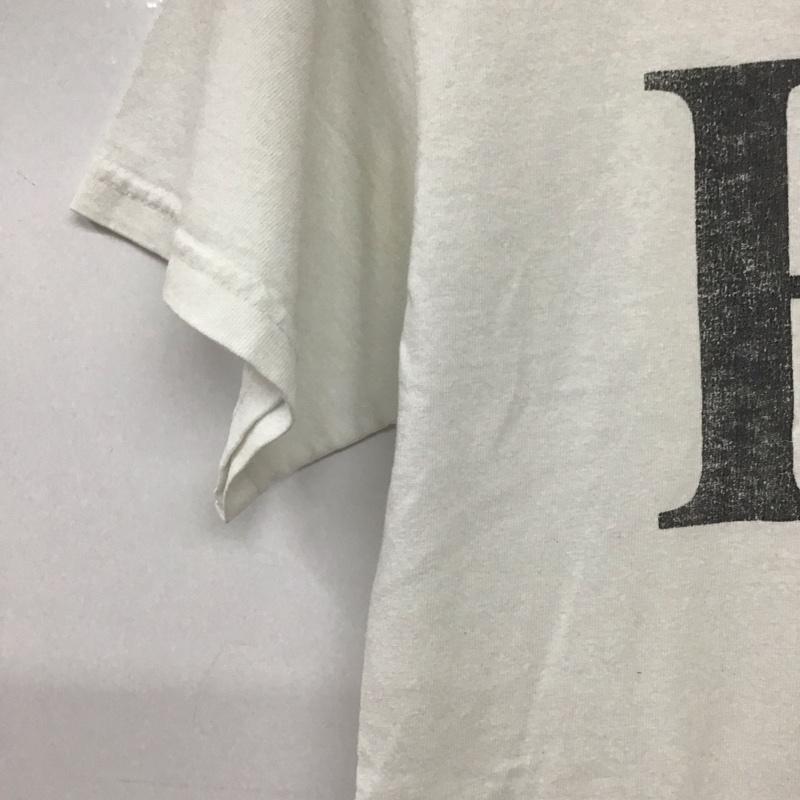 古着 USED Tシャツ 半袖 半袖カットソー プリントTシャツ クルーネックカットソー ロゴ、文字 アイボリー / アイボリー / メンズ USED 古着 中古 10155656
