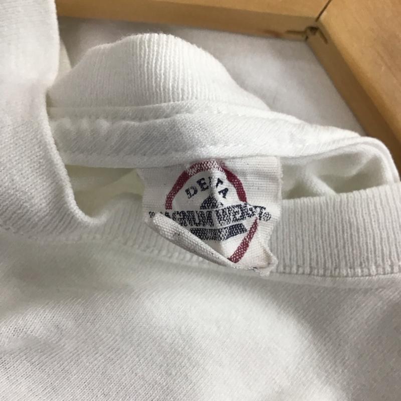 古着 USED Tシャツ 半袖 半袖カットソー プリントTシャツ クルーネックカットソー ロゴ、文字 アイボリー / アイボリー / メンズ USED 古着 中古 10155656