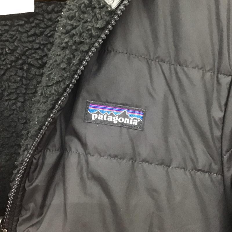 パタゴニア patagonia ジャケット、上着 ジャンパー、ブルゾン ジップアップジャケットパーカー アウター ロゴ、文字 黒 / ブラック / black メンズ USED 古着 中古 10155658