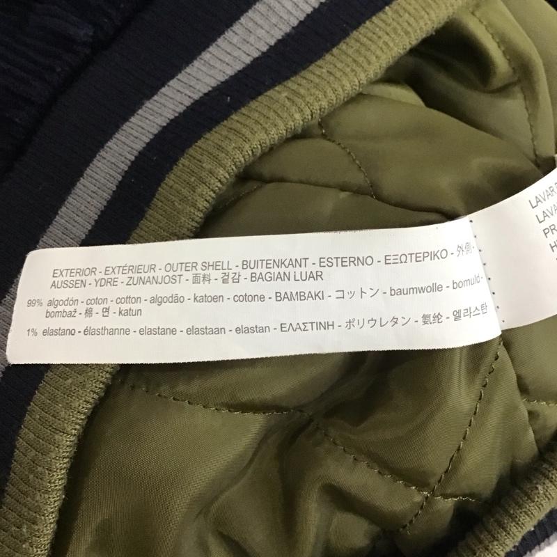 ザラメン ZARA MAN ジャケット、上着 ジャンパー、ブルゾン ジップアップジャケット アウター コーデュロイジャケット 44 無地 紺 / ネイビー / navy メンズ USED 古着 中古 10155659