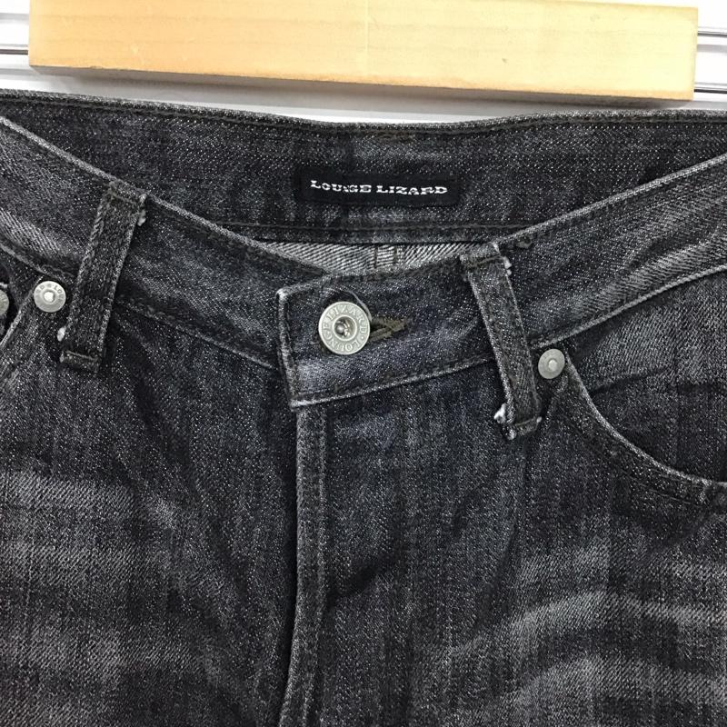 ラウンジリザード LOUNGE LIZARD パンツ デニム、ジーンズ デニムパンツ スリムパンツ カジュアルパンツ 3 無地 ダークグレー / ダークグレー / メンズ USED 古着 中古 10155660