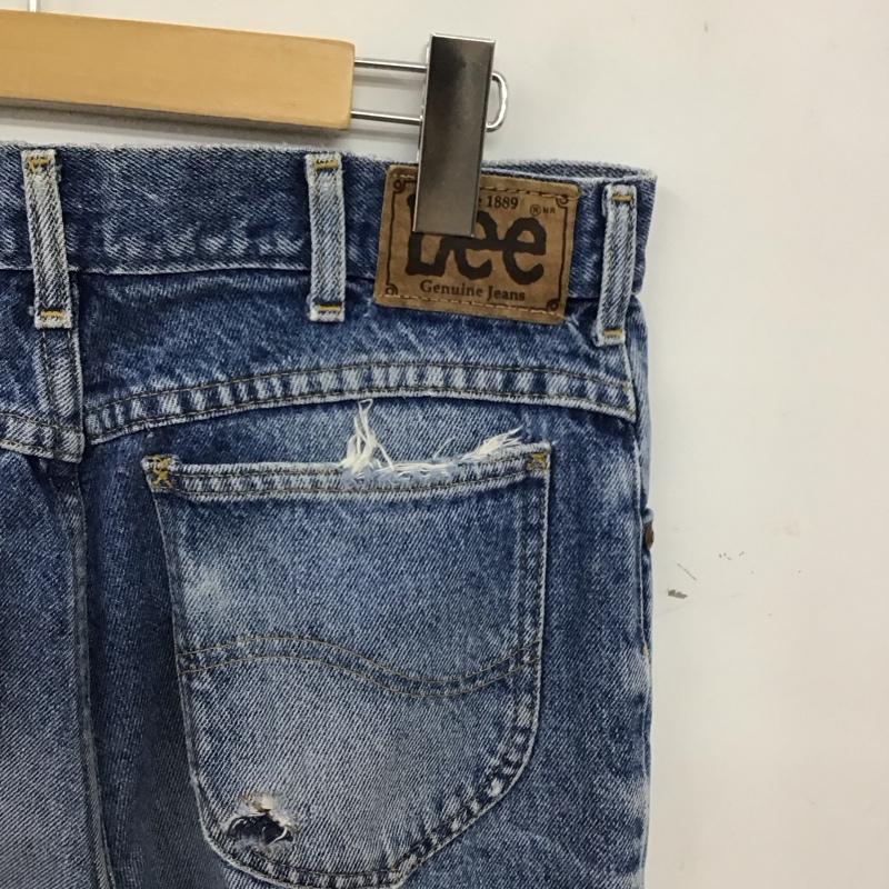 リー Lee パンツ デニム、ジーンズ デニムパンツ スリムパンツ カジュアルパンツ 32インチ 無地 インディゴ / インディゴ / Indigo メンズ USED 古着 中古 10155661