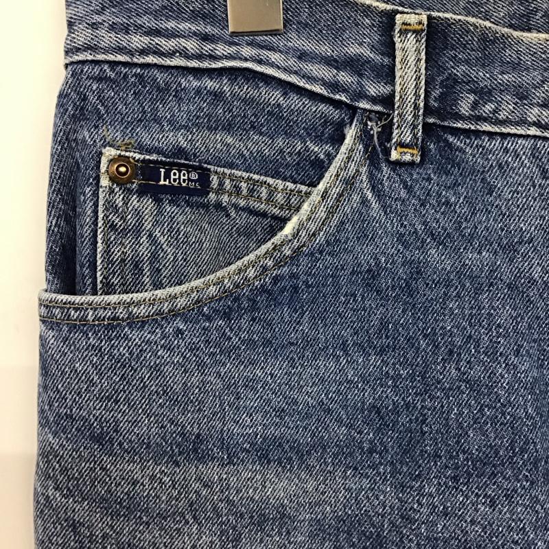 リー Lee パンツ デニム、ジーンズ デニムパンツ スリムパンツ カジュアルパンツ 32インチ 無地 インディゴ / インディゴ / Indigo メンズ USED 古着 中古 10155661