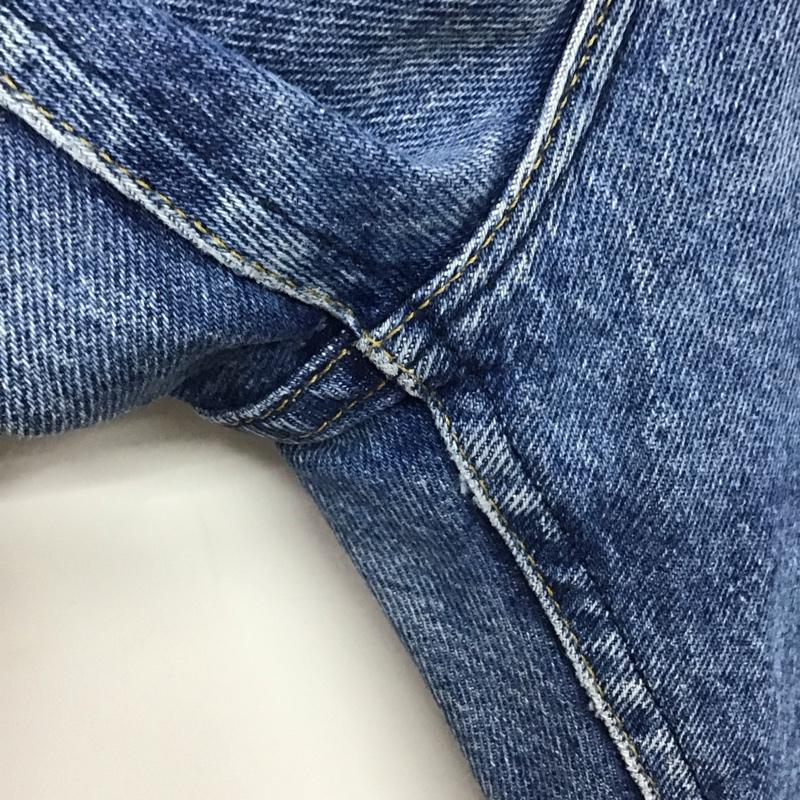 リー Lee パンツ デニム、ジーンズ デニムパンツ スリムパンツ カジュアルパンツ 32インチ 無地 インディゴ / インディゴ / Indigo メンズ USED 古着 中古 10155661