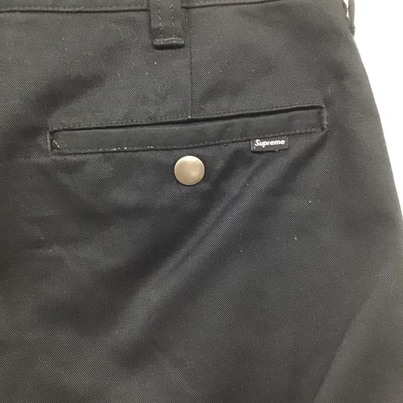 シュプリーム Supreme パンツ チノパン チノパン ワイドパンツ カジュアルパンツ 30インチ 無地 黒 / ブラック / black メンズ USED 古着 中古 10155662