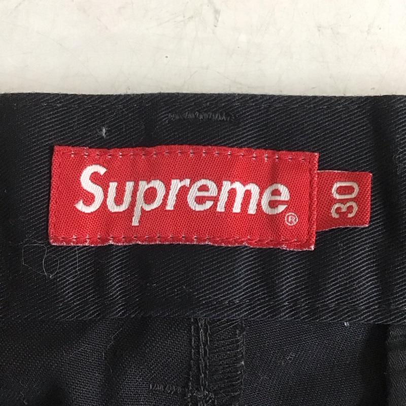 シュプリーム Supreme パンツ チノパン チノパン ワイドパンツ カジュアルパンツ 30インチ 無地 黒 / ブラック / black メンズ USED 古着 中古 10155662