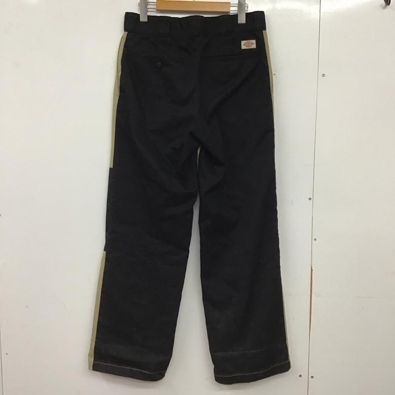 ディッキーズ Dickies パンツ ワークパンツ、ペインターパンツ ワークパンツ ワイドパンツ カジュアルパンツ S ロゴ、文字 黒 / ブラック / black X ベージュ / ベージュ / beige メンズ USED 古着 中古 10155663