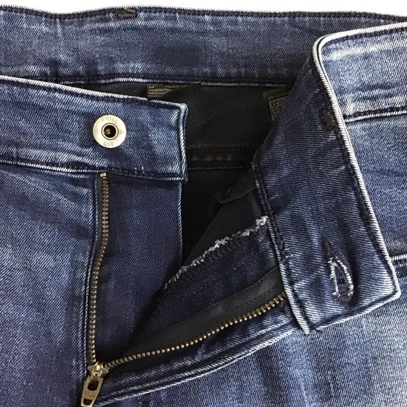 ジースターロゥ G-STAR RAW パンツ デニム、ジーンズ デニムパンツ スリムパンツ カジュアルパンツ ストレッチパンツ 35インチ 無地 インディゴ / インディゴ / Indigo メンズ USED 古着 中古 10155664