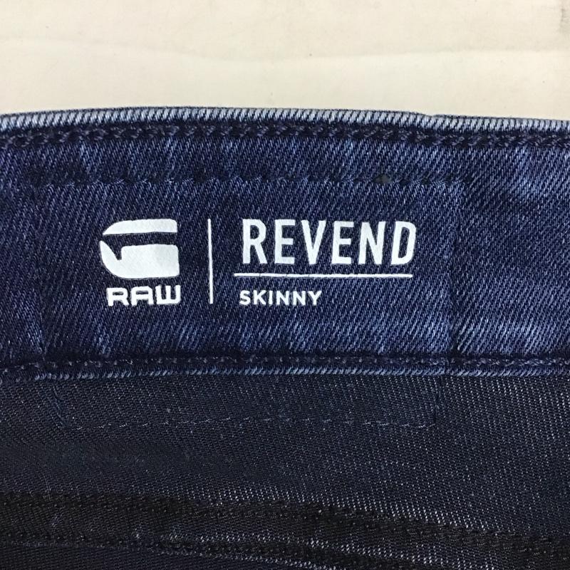 ジースターロゥ G-STAR RAW パンツ デニム、ジーンズ デニムパンツ スリムパンツ カジュアルパンツ ストレッチパンツ 35インチ 無地 インディゴ / インディゴ / Indigo メンズ USED 古着 中古 10155664
