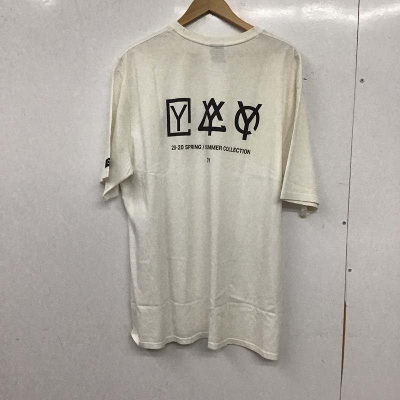 オーワイ OY Tシャツ 半袖 半袖カットソー プリントTシャツ クルーネックカットソー 2 ロゴ、文字 白 / ホワイト / white メンズ USED 古着 中古 10155665
