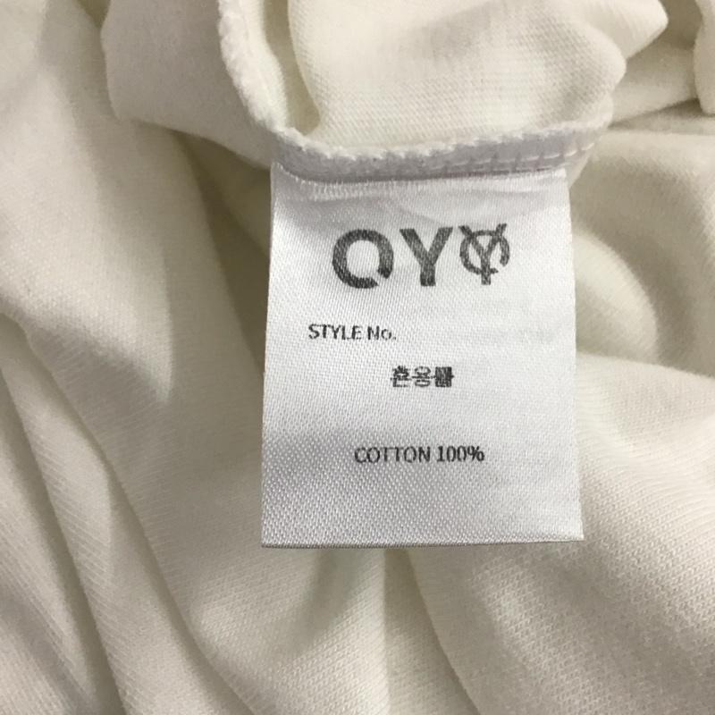 オーワイ OY Tシャツ 半袖 半袖カットソー プリントTシャツ クルーネックカットソー 2 ロゴ、文字 白 / ホワイト / white メンズ USED 古着 中古 10155665