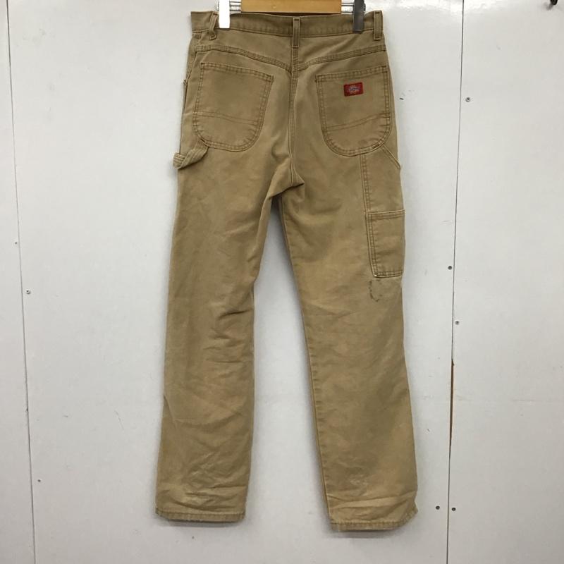 ディッキーズ Dickies パンツ ワークパンツ、ペインターパンツ ワイドパンツ カジュアルパンツ ワークパンツ ロゴ、文字 ベージュ / ベージュ / beige メンズ USED 古着 中古 10155668