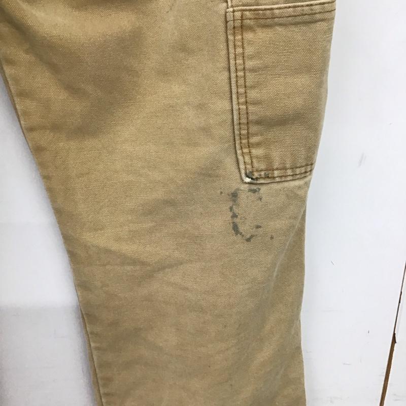 ディッキーズ Dickies パンツ ワークパンツ、ペインターパンツ ワイドパンツ カジュアルパンツ ワークパンツ ロゴ、文字 ベージュ / ベージュ / beige メンズ USED 古着 中古 10155668