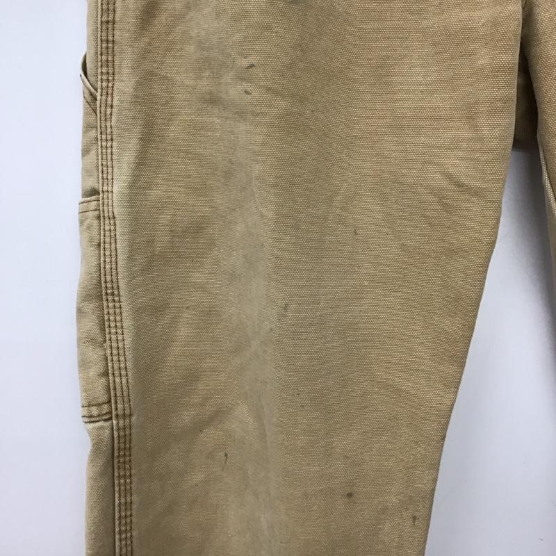 ディッキーズ Dickies パンツ ワークパンツ、ペインターパンツ ワイドパンツ カジュアルパンツ ワークパンツ ロゴ、文字 ベージュ / ベージュ / beige メンズ USED 古着 中古 10155668