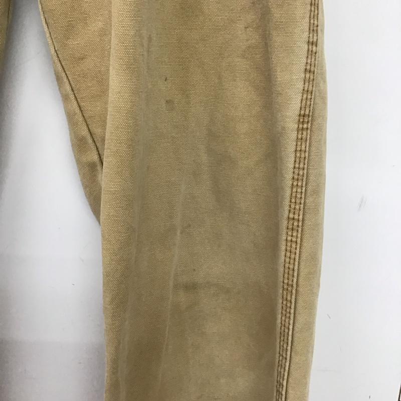 ディッキーズ Dickies パンツ ワークパンツ、ペインターパンツ ワイドパンツ カジュアルパンツ ワークパンツ ロゴ、文字 ベージュ / ベージュ / beige メンズ USED 古着 中古 10155668