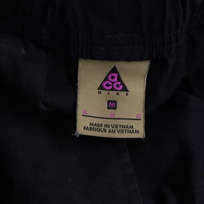 ナイキ エィシージー NIKE ACG パンツ ワークパンツ、ペインターパンツ ワイドパンツ カジュアルパンツ ワークパンツ M 無地 黒 / ブラック / black メンズ USED 古着 中古 10155671