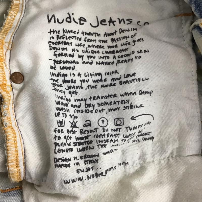 ヌーディージーンズ Nudie Jeans パンツ デニム、ジーンズ スリムパンツ デニムパンツ 29インチ 無地 マルチカラー / マルチカラー / multicolor メンズ USED 古着 中古 10155680