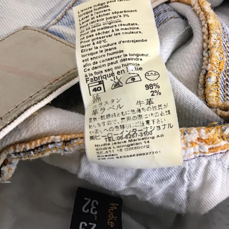 ヌーディージーンズ Nudie Jeans パンツ デニム、ジーンズ スリムパンツ デニムパンツ 29インチ 無地 マルチカラー / マルチカラー / multicolor メンズ USED 古着 中古 10155680