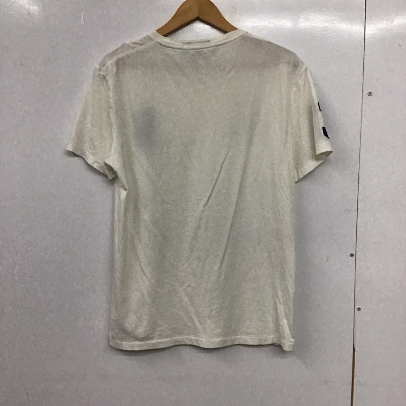 ポロラルフローレン POLO RALPH LAUREN Tシャツ 半袖 半袖カットソー 刺繍Tシャツ クルーネックカットソー M ロゴ、文字 白 / ホワイト / white メンズ USED 古着 中古 10155684