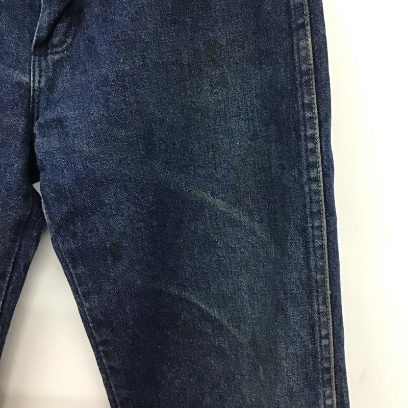 ラングラー Wrangler パンツ デニム、ジーンズ デニムパンツ ワイドパンツ カジュアルパンツ 30インチ 無地 インディゴ / インディゴ / Indigo メンズ USED 古着 中古 10155687