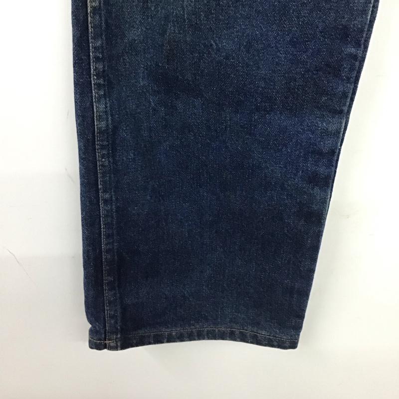 ラングラー Wrangler パンツ デニム、ジーンズ デニムパンツ ワイドパンツ カジュアルパンツ 30インチ 無地 インディゴ / インディゴ / Indigo メンズ USED 古着 中古 10155687