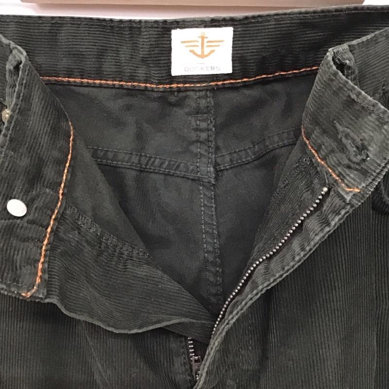 ドッカーズ DOCKERS パンツ ワークパンツ、ペインターパンツ コーデュロイパンツ ワイドパンツ カジュアルパンツ 36インチ 無地 緑 / グリーン / green メンズ USED 古着 中古 10155690