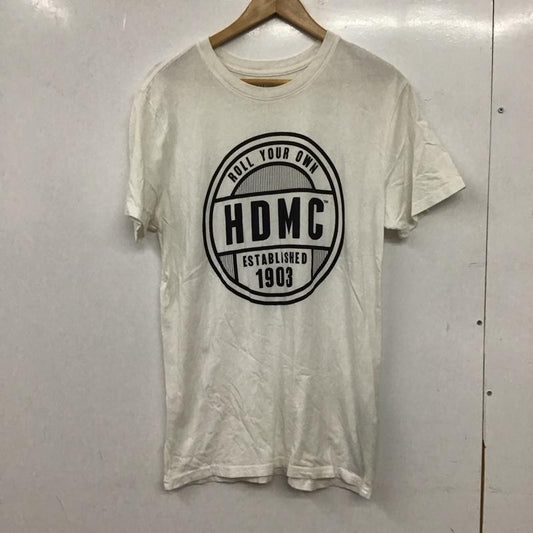 ハーレーダビッドソン Harley-Davidson Tシャツ 半袖 半袖カットソー プリントTシャツ クルーネックカットソー M ロゴ、文字 白 / ホワイト / white メンズ USED 古着 中古 10155693