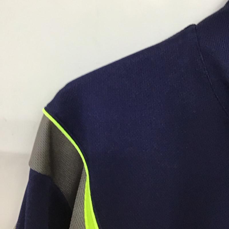ナイキ NIKE ジャケット、上着 ジャンパー、ブルゾン ジップアップジャケット アウター ジャージ L ロゴ、文字 紺 / ネイビー / navy メンズ USED 古着 中古 10155696