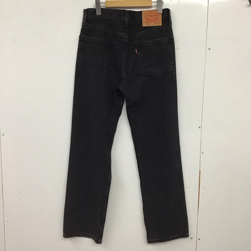 リーバイストラウスアンドコー Levi Strauss & co. パンツ デニム、ジーンズ デニムパンツ ワイドパンツ カジュアルパンツ 28インチ 無地 ダークグレー / ダークグレー / メンズ USED 古着 中古 10155698