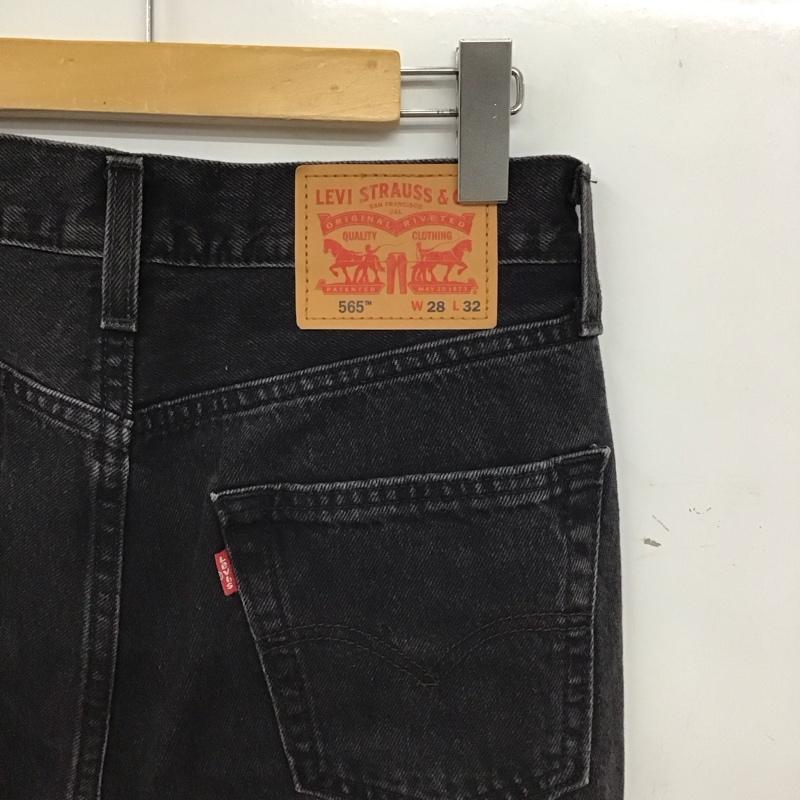 リーバイストラウスアンドコー Levi Strauss & co. パンツ デニム、ジーンズ デニムパンツ ワイドパンツ カジュアルパンツ 28インチ 無地 ダークグレー / ダークグレー / メンズ USED 古着 中古 10155698