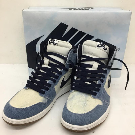 ナイキ NIKE スニーカー スニーカー Nike Air Jordan 1 Retro High OG Denim FQ2947-100 28.0cm ロゴ、文字 青 / ブルー / blue メンズ USED 古着 中古 10155699