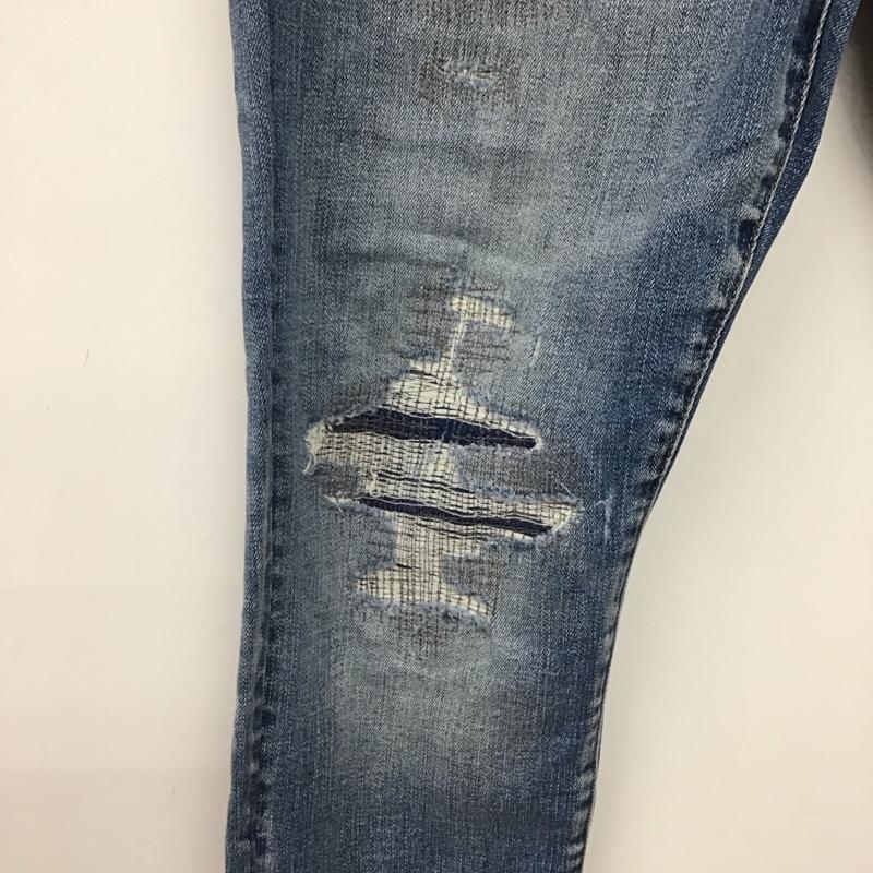 アメリカンイーグル AMERICANEAGLE パンツ デニム、ジーンズ 34インチ 無地 水色 / ライトブルー / メンズ USED 古着 中古 10155702
