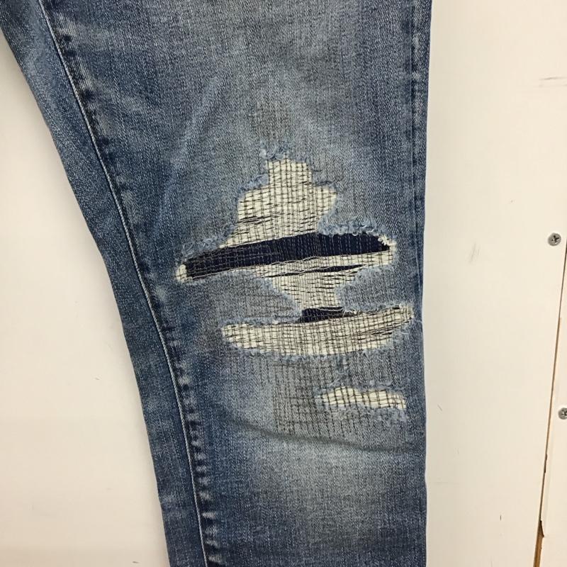 アメリカンイーグル AMERICANEAGLE パンツ デニム、ジーンズ 34インチ 無地 水色 / ライトブルー / メンズ USED 古着 中古 10155702