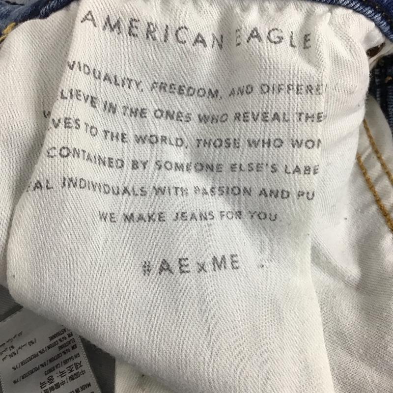 アメリカンイーグル AMERICANEAGLE パンツ デニム、ジーンズ 34インチ 無地 水色 / ライトブルー / メンズ USED 古着 中古 10155702