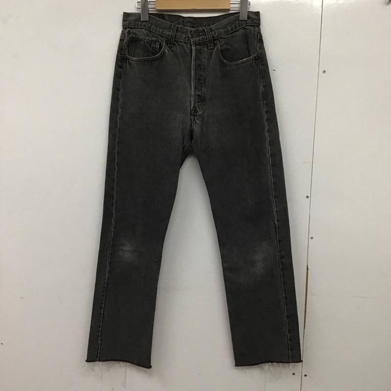 リーバイス Levi s パンツ デニム、ジーンズ 31インチ 無地 黒 / ブラック / black メンズ USED 古着 中古 10155703