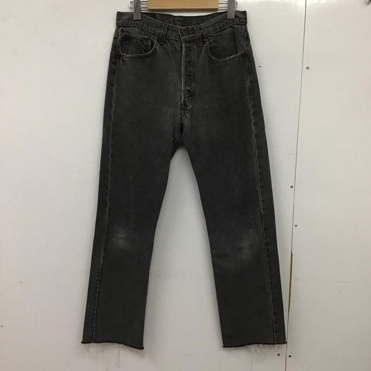 リーバイス Levi s パンツ デニム、ジーンズ 31インチ 無地 黒 / ブラック / black メンズ USED 古着 中古 10155703