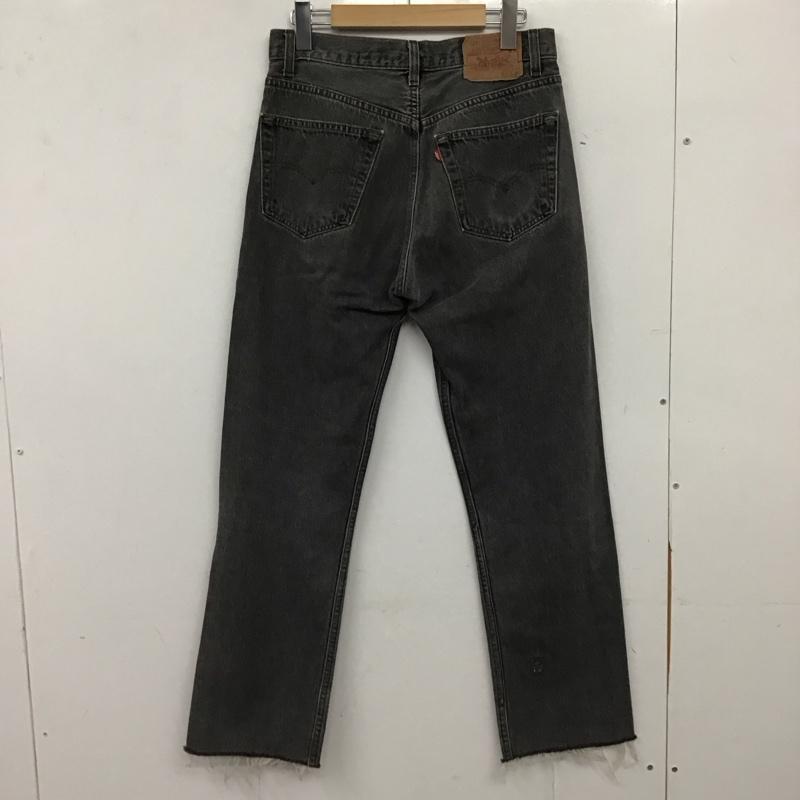リーバイス Levi s パンツ デニム、ジーンズ 31インチ 無地 黒 / ブラック / black メンズ USED 古着 中古 10155703