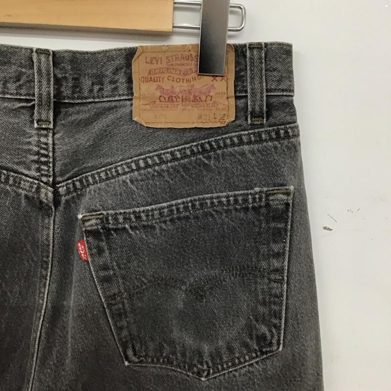 リーバイス Levi s パンツ デニム、ジーンズ 31インチ 無地 黒 / ブラック / black メンズ USED 古着 中古 10155703