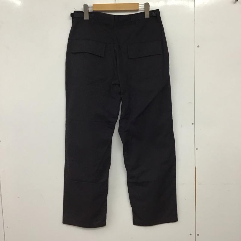 ミリタリー ミリタリー パンツ ワークパンツ、ペインターパンツ S 無地 黒 / ブラック / black メンズ USED 古着 中古 10155704
