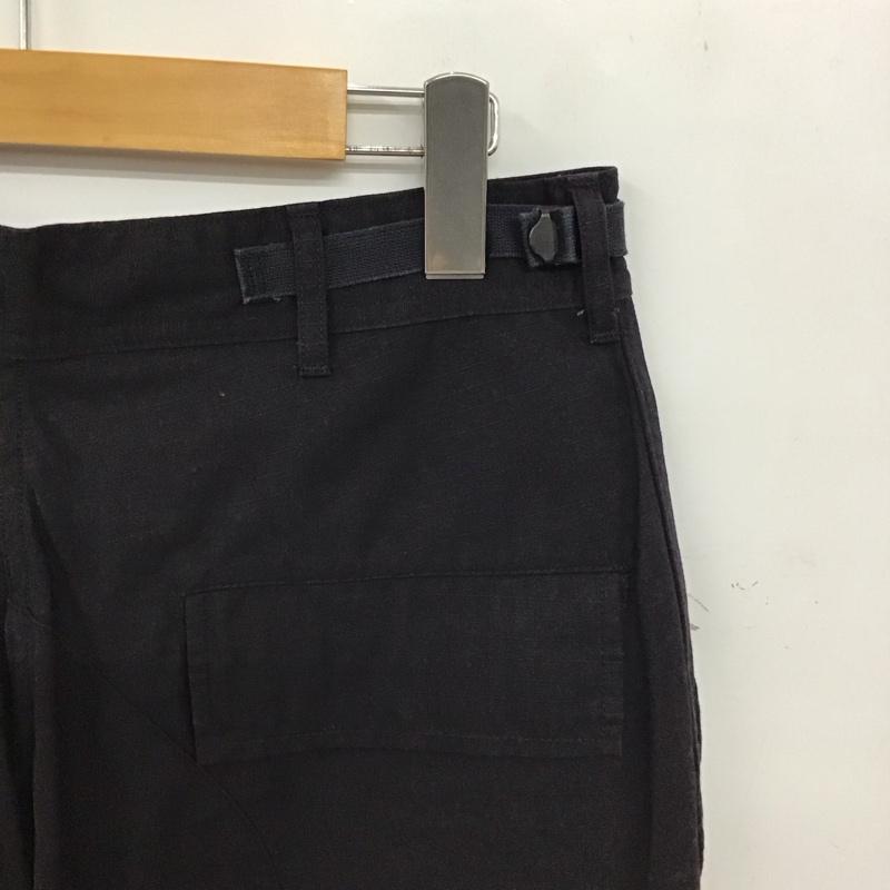 ミリタリー ミリタリー パンツ ワークパンツ、ペインターパンツ S 無地 黒 / ブラック / black メンズ USED 古着 中古 10155704
