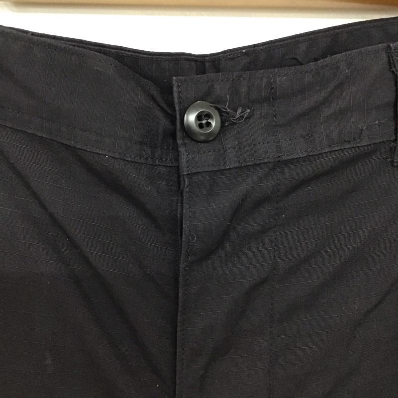 ミリタリー ミリタリー パンツ ワークパンツ、ペインターパンツ S 無地 黒 / ブラック / black メンズ USED 古着 中古 10155704
