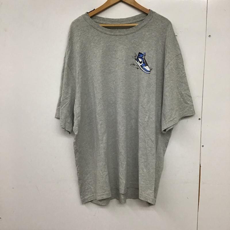 エアジョーダン AIR JORDAN Tシャツ 半袖 HQ8972-050 XXL ロゴ、文字 X プリント 灰 / グレー / gray メンズ USED 古着 中古 10155706