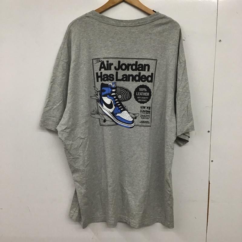 エアジョーダン AIR JORDAN Tシャツ 半袖 HQ8972-050 XXL ロゴ、文字 X プリント 灰 / グレー / gray メンズ USED 古着 中古 10155706