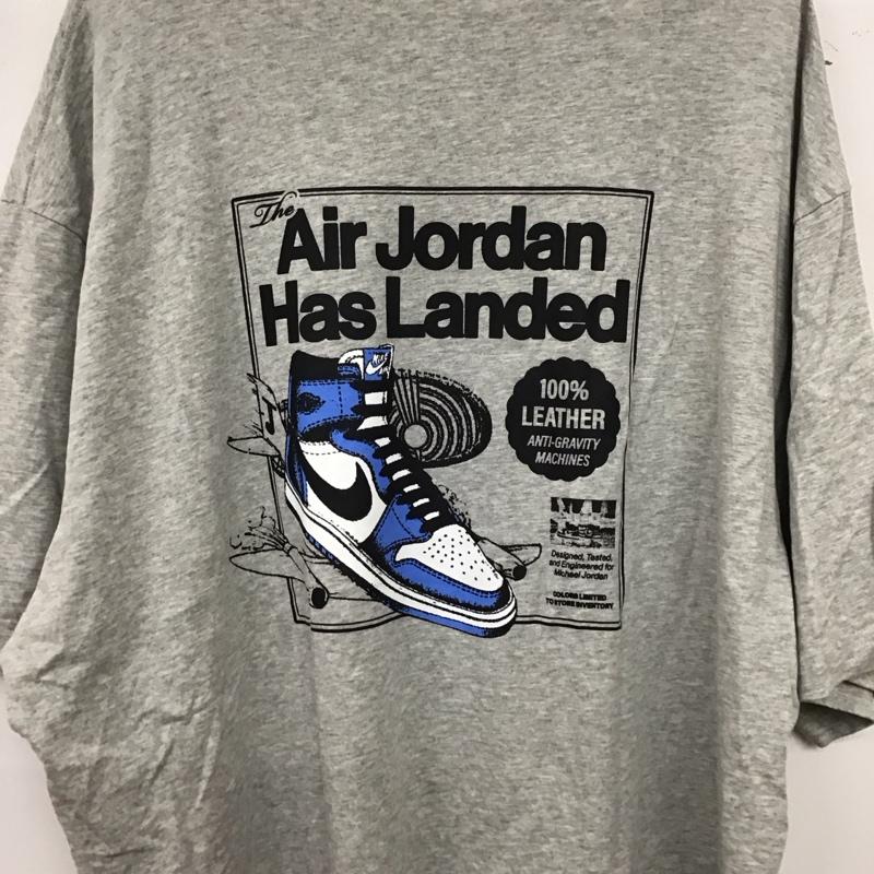 エアジョーダン AIR JORDAN Tシャツ 半袖 HQ8972-050 XXL ロゴ、文字 X プリント 灰 / グレー / gray メンズ USED 古着 中古 10155706