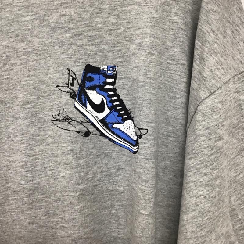 エアジョーダン AIR JORDAN Tシャツ 半袖 HQ8972-050 XXL ロゴ、文字 X プリント 灰 / グレー / gray メンズ USED 古着 中古 10155706